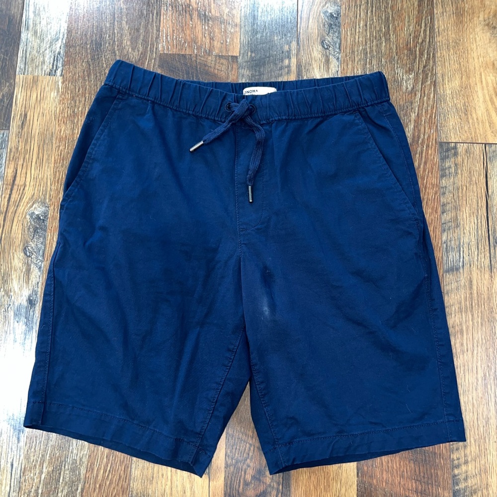 Sonoma Navy Elastic Waist Shorts